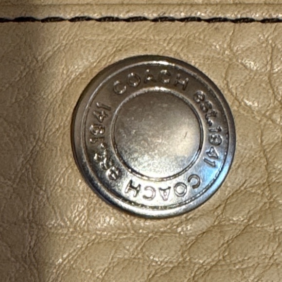 Coach Tan Leather Wallet with Front Pocket - Picture 8 of 8